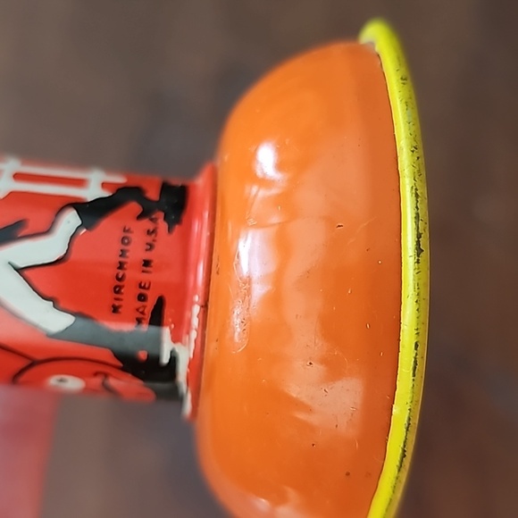 1960s Kirchhof Tin Lith Halloween Horn Noise Maker - Picture 6 of 17